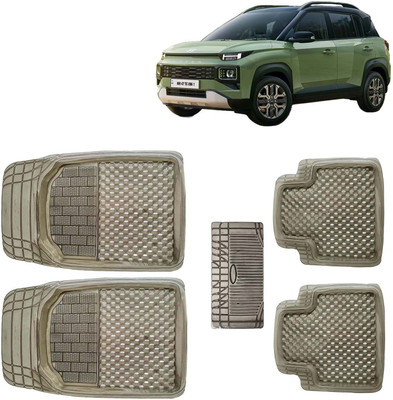 Kingsway PVC Tray Mat For  Hyundai Universal For Car(Brown)