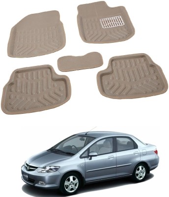 ROSHNEER ENTERPRISES PVC 3D Mat For  Honda City(Beige)