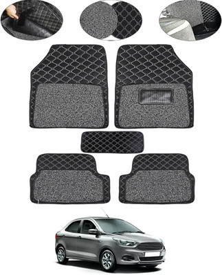 MSNP Leatherite 7D Mat For  Ford Aspire(Black)