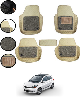 AYW Leatherite 7D Mat For  Tata Tiago(Beige)