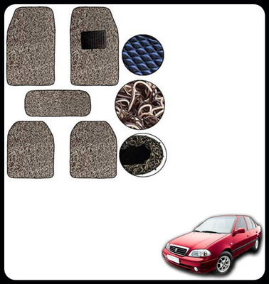 SEMAPHORE PVC, Rubber Standard Mat For  Maruti Esteem(Beige, Brown)