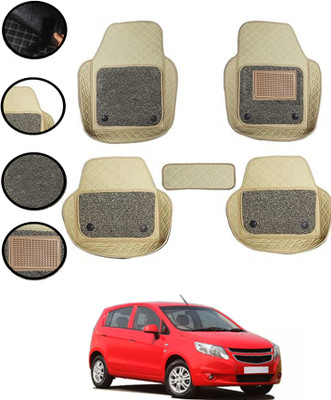 MATIES Leatherite 7D Mat For  Chevrolet Sail UVA(Beige)