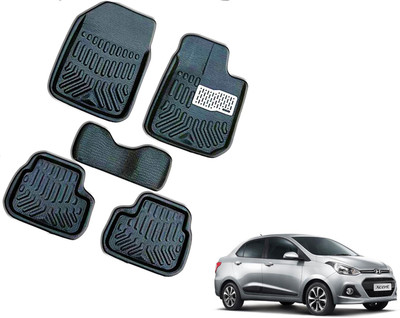 CuboDePlato PVC 3D Mat For  Hyundai Xcent(Black)