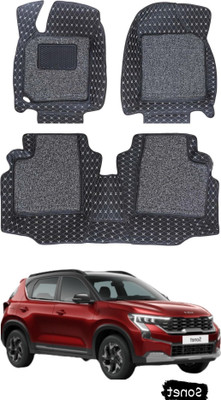 TOFIT ENTERPRISE Leatherite 7D Mat For  Kia Sonet(Black)