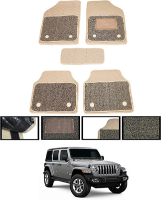 MSNP Leatherite 7D Mat For  Jeep Wrangler(Beige)