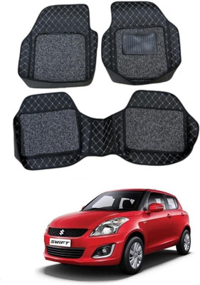 ARNEJA Leatherite 7D Mat For  Maruti Suzuki Swift(Black)