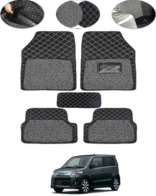 MSNP Leatherite 7D Mat For  Maruti Suzuki WagonR Stingray(Black)