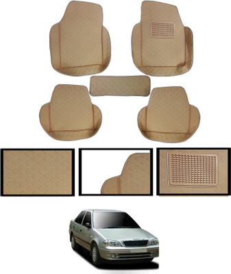 MSNP Leatherite 7D Mat For  Maruti Suzuki Esteem(Beige)