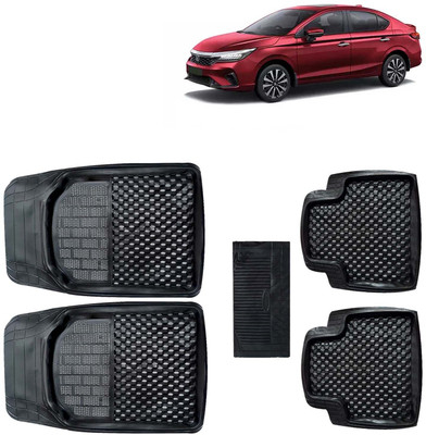 Kingsway PVC Tray Mat For  Honda City(Black)