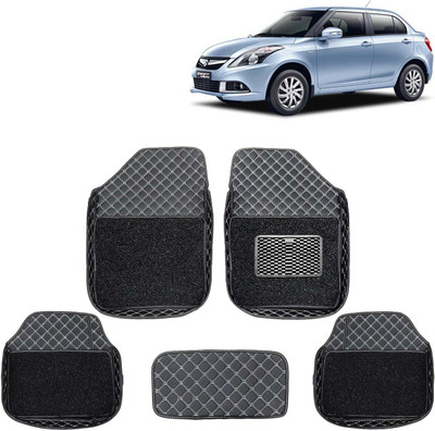 Kingsway Leatherite 7D Mat For  Maruti Suzuki Swift Dzire(Black)