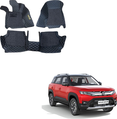 VIAZ VENTURES Leatherite 7D Mat For  Maruti Suzuki New Brezza(Black)