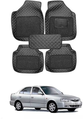 Arnejaa Leatherite 7D Mat For  Hyundai Accent(Black)