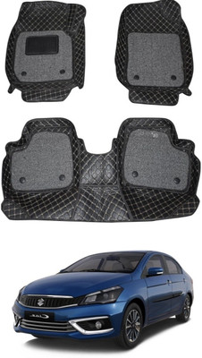 VIAZ VENTURES Leatherite 7D Mat For  Maruti Suzuki Ciaz(Black)