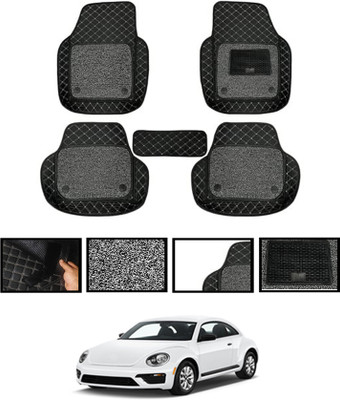 MSNP Leatherite 7D Mat For  Volkswagen Beetle(Black)