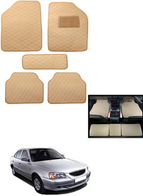 MATIES Leatherite Standard Mat For  Hyundai Accent(Beige)