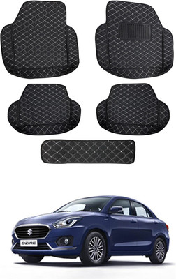 MATIES Leatherite 7D Mat For  Maruti Suzuki Swift Dzire(Black)