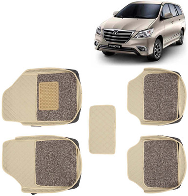 Kingsway Leatherite 7D Mat For  Toyota Innova(Beige)