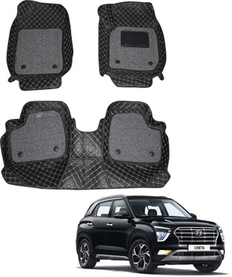 Fit Fly Leather 7D Mat For  Hyundai Creta(Black)