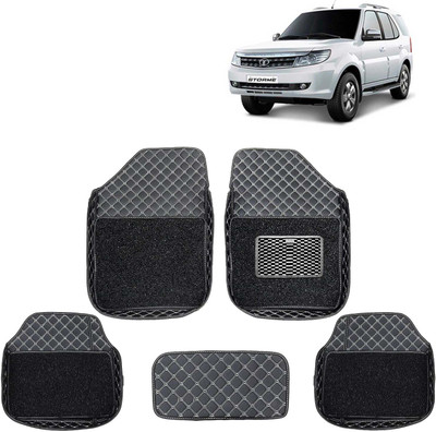 Kingsway Leatherite 7D Mat For  Tata Safari Storme(Black)