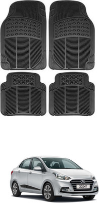FKOK Rubber, Silicone Standard Mat For  Hyundai Xcent(Black)