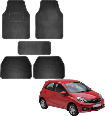 INSURE AUTOMOTIVE Vinyl Standard Mat For  Honda Brio(Black)
