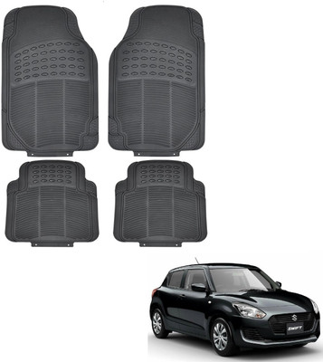 KOZDIKO Rubber Standard Mat For  Maruti Suzuki New Swift(Black)