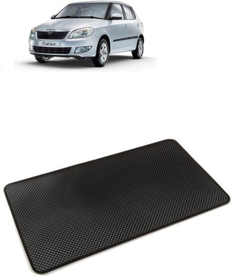 Arnejaa Rubber Standard Mat For  Skoda Fabia(Black)