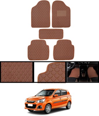 MATIES Leatherite Standard Mat For  Maruti Suzuki Alto K10(Brown)