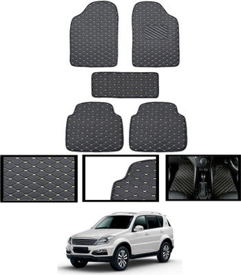 CCMM Leatherite Standard Mat For  Rexton(Black)