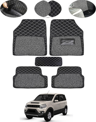 MSNP Leatherite 7D Mat For  Mahindra Universal For Car(Black)
