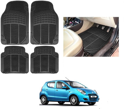 ROSHNEER ENTERPRISES Rubber Standard Mat For  Maruti A-Star(Black)