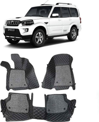 VIAZ VENTURES Leatherite 7D Mat For  Mahindra New Scorpio(Black)