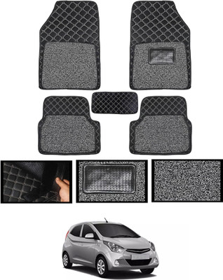 MSNP Leatherite 7D Mat For  Hyundai Eon(Black)