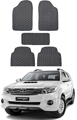 MATIES Leatherite Standard Mat For  Toyota Fortuner(Black)