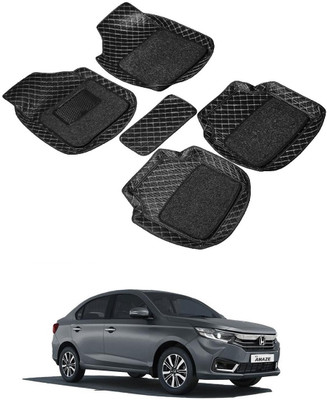arneja trading company Leatherite 7D Mat For  Honda Amaze(Black)