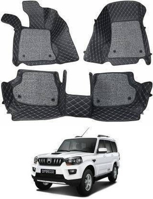 onefit enterprises Leather 7D Mat For  Mahindra Scorpio(Black)