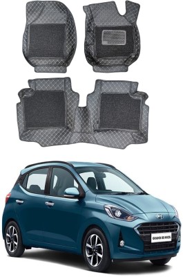 Autoxygen Leatherite 7D Mat For  Hyundai Grand i10 Nios(Black)