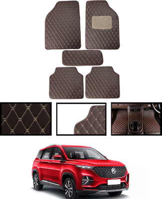 MSNP Leatherite Standard Mat For  MG Hector Plus(Brown)