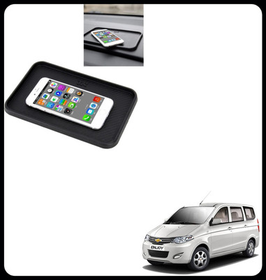 SEMAPHORE PVC Tray Mat For  Chevrolet Enjoy(Black)