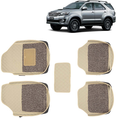 Kingsway Leatherite 7D Mat For  Toyota Fortuner(Beige)