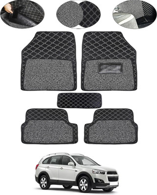 MSNP Leatherite 7D Mat For  Chevrolet Captiva(Black)