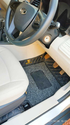 AAVAHAN Leatherite 7D Mat For  Toyota Glanza(Black)