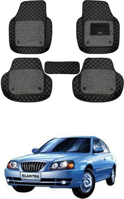 RKPSP Leatherite 7D Mat For  Hyundai Elantra(Black)