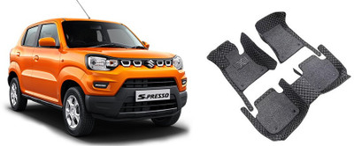Uneestore Leatherite 7D Mat For  Maruti S-Presso(Black)