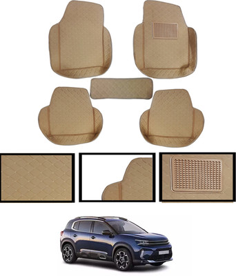 monolive Leatherite Tray Mat For  Citroen Universal For Car(Beige)