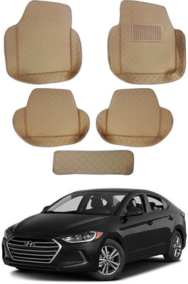 RKPSP Leatherite 7D Mat For  Hyundai Elantra(Beige)