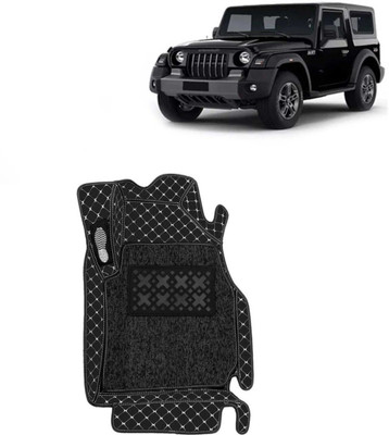 LOOXSWAG Leatherite 7D Mat For  Mahindra Thar Roxx(Black)