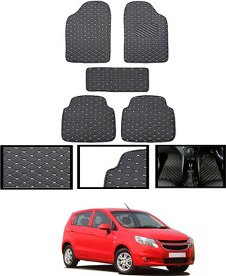 CCMM Leatherite Standard Mat For  Chevrolet Sail UVA(Black)