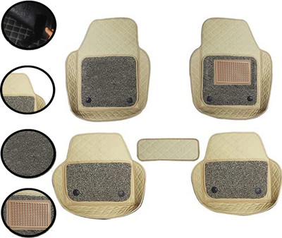MSNP Leatherite 7D Mat For  Universal For Car(Beige)