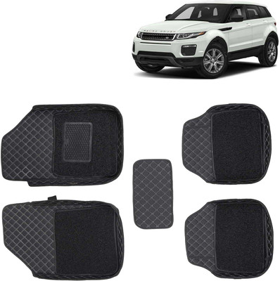 Kingsway Leatherite 7D Mat For  Land Rover Range Rover Evoque(Black)